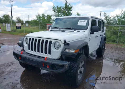 2018 Jeep Wrangler Unlimited Rubicon 4X4 из США, поврежденный, VIN 1C4HJXFGXJW211119